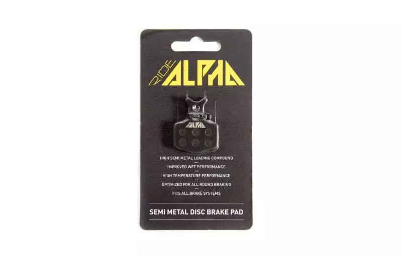 PLAQUETTES DE FREIN SEMI-METALLIQUE RIDE ALPHA SRAM GUIDE / G2 3 PLAQUETTES DE FREIN SEMI-METALLIQUE RIDE ALPHA SRAM GUIDE / G2