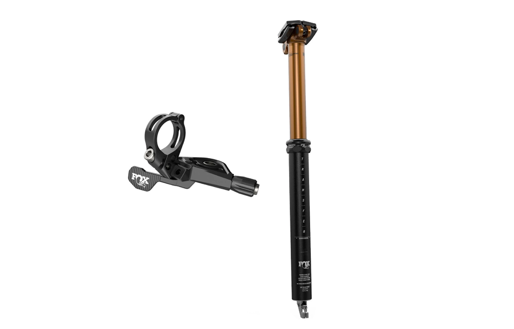 TIGE DE SELLE FOX TRANSFER FACTORY KASHIMA 31.6MM 150MM + LEVIER 3 TIGE DE SELLE FOX TRANSFER FACTORY KASHIMA 31.6MM 150MM + LEVIER