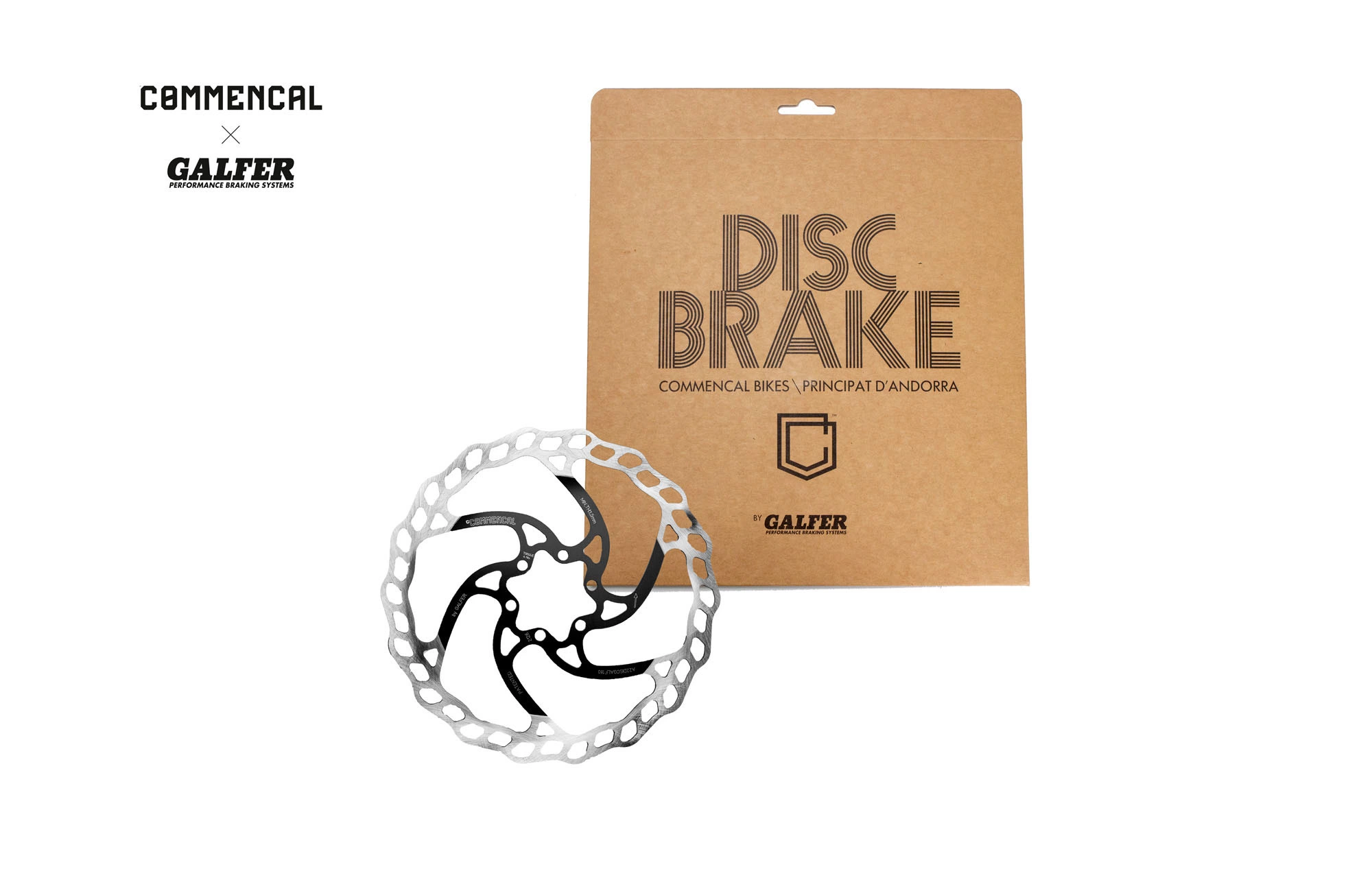 DISQUE DE FREIN GALFER X COMMENCAL WAVE 2.0MM 180MM 4 DISQUE DE FREIN GALFER X COMMENCAL WAVE 2.0MM 180MM – Image 2