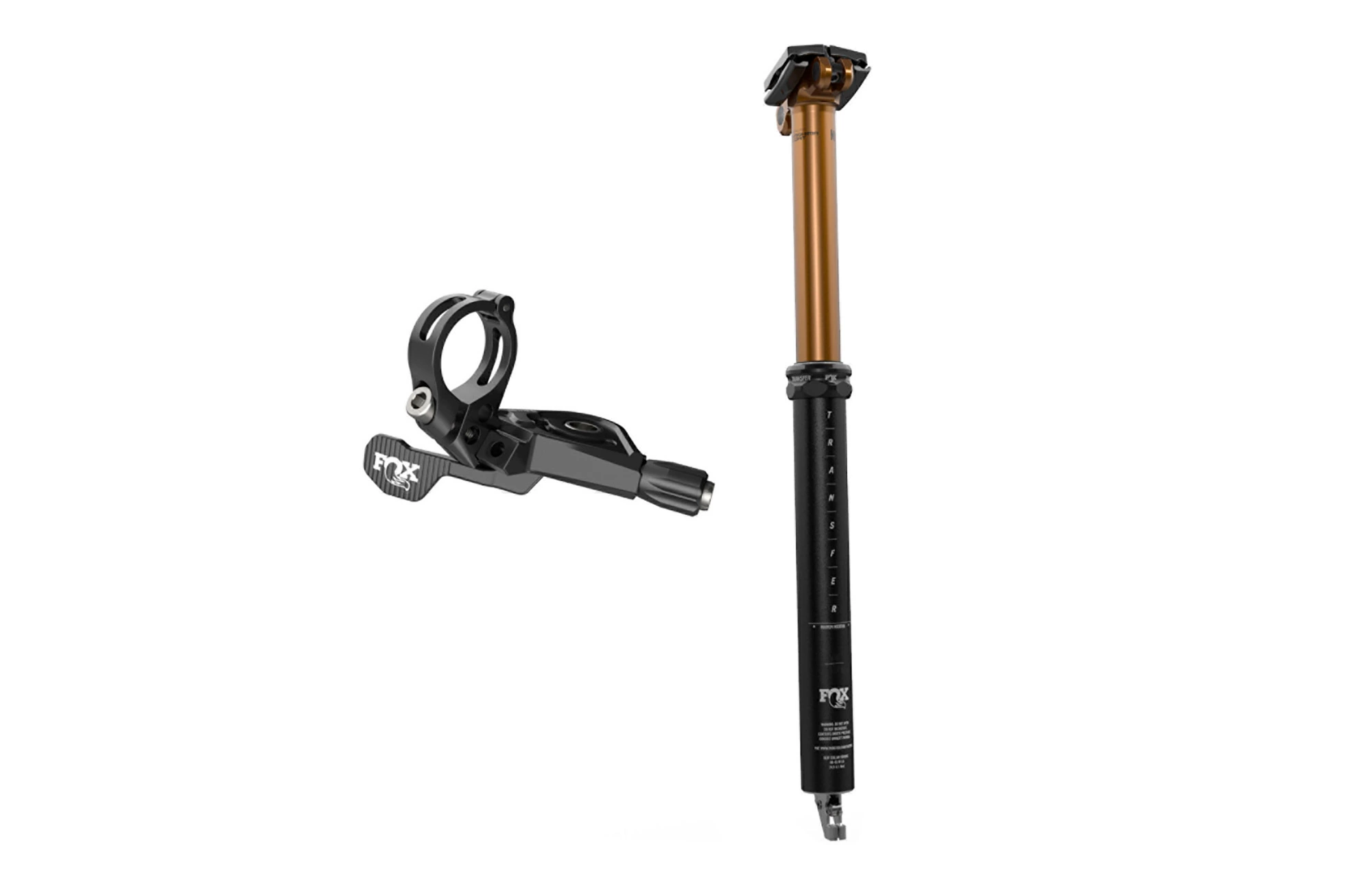 TIGE DE SELLE FOX TRANSFER FACTORY KASHIMA 31.6MM 175MM + LEVIER 3 TIGE DE SELLE FOX TRANSFER FACTORY KASHIMA 31.6MM 175MM + LEVIER