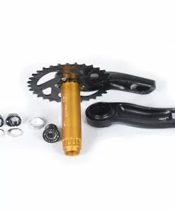 PEDALIER AEROZINE 130 / 135 MM 32T -Pneus Soldes 2022 W21AEROZCRANK130 01 2000